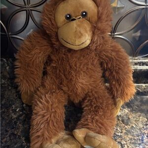 Brown Plush Monkey Toy